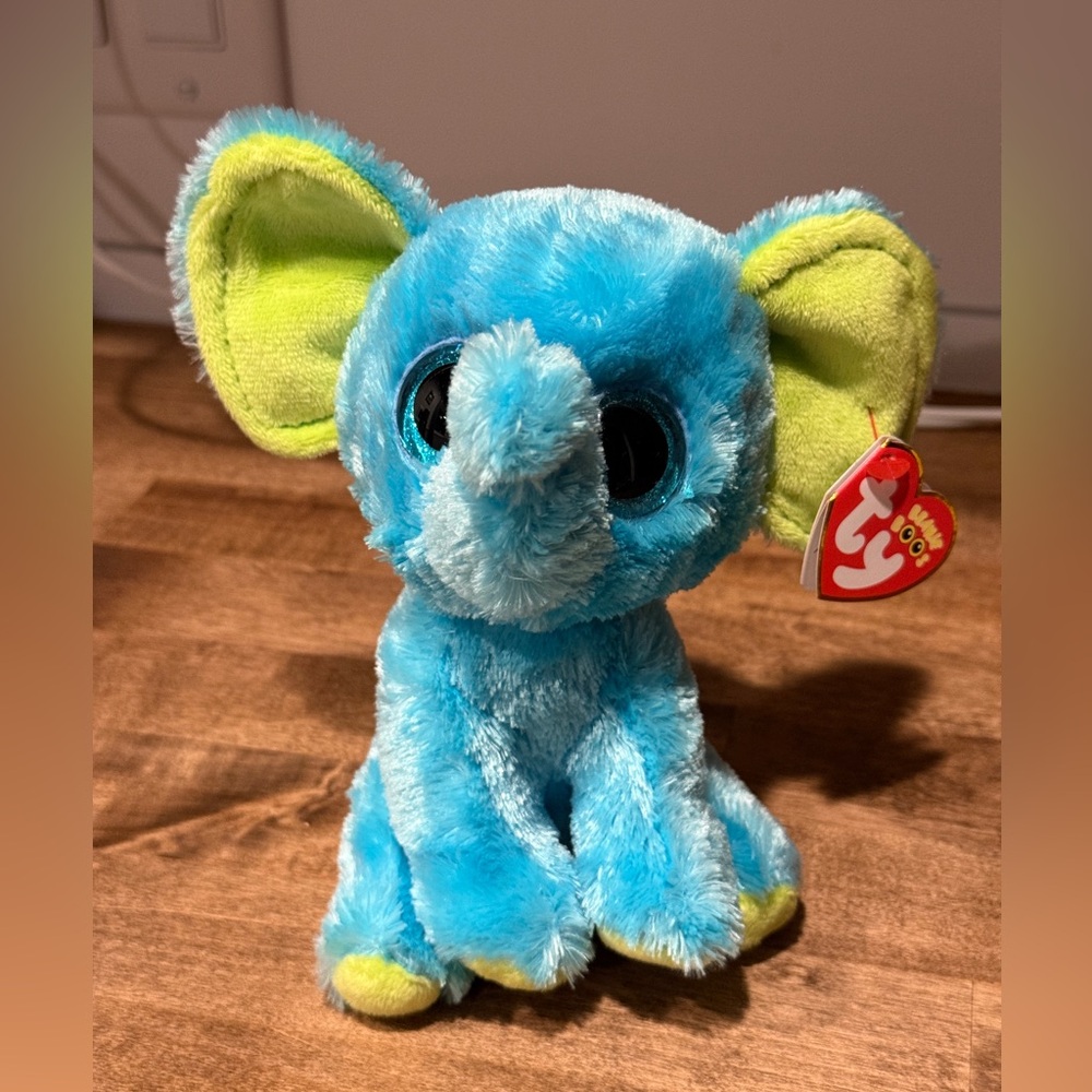 Blue Elephant Beanie Boo